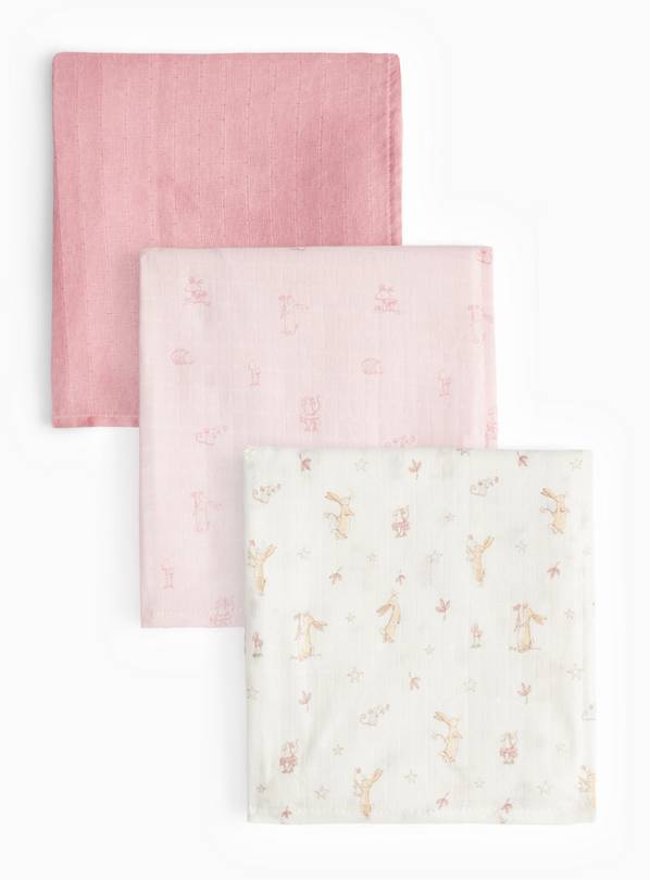 Guess How Much I Love You Muslin Cloths 3 Pack One Size